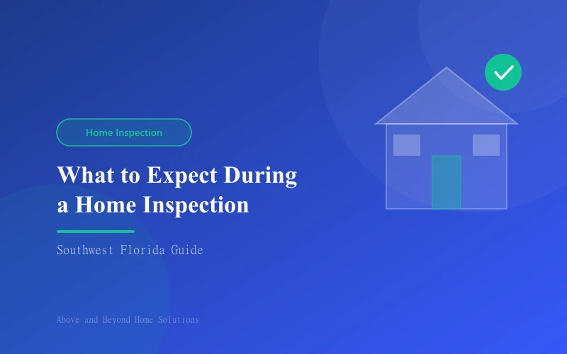 HVAC inspection in a Southwest Florida home
